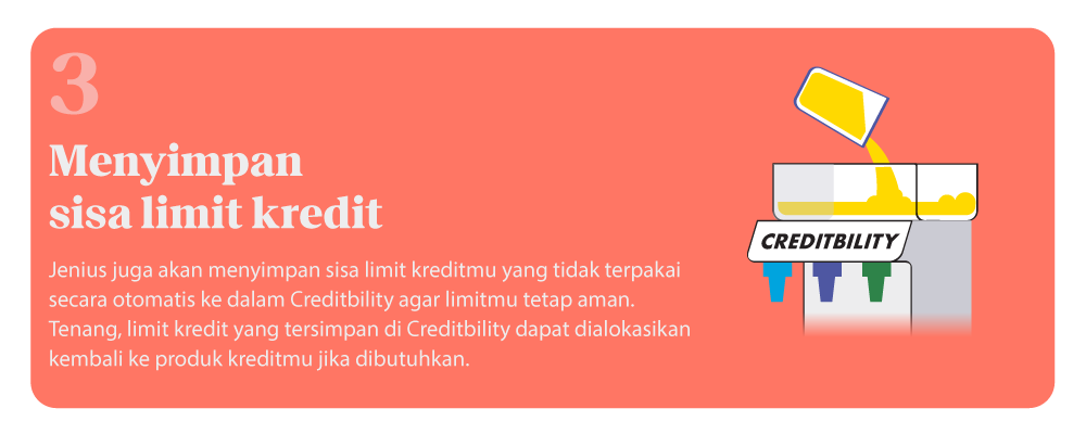 Menyimpan sisa limit kredit