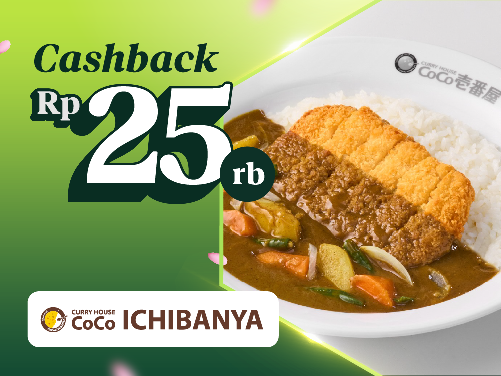 COCO ICHIBANYA Cashback Rp25.000